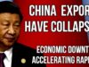 CHINA Exports Have COLLAPSED as Economic Downturn Accelerates, Wheat Crop