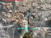 Disabled T-90M Finished Off by Drone Drop