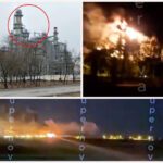 drones strike last operational oil refinery russia's rostov oblast novoshakhtinsk reference fire facility overnight 19 2024 russia russian authorities confirmed massive drone attack facilities night strikes hitting reportedly targeting military