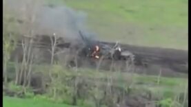 Longest-Range FPV Drone Strike Yet on a 2S4 Tyulpan —