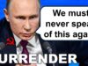Russia Has Surrendered in Syria Completely