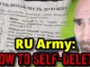 Russian Army Now Issuing SELF-DELETE Instructions to Soldiers!
