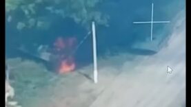 Russian BMP-2 Burning in Belgorod