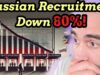 Russian Recruitment DOWN 80% As Men Turn on Putin!