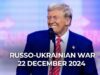 Russo-Ukrainian War, day 1033: Trump claims Putin wants to meet