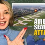 STRIKE ON RUSSIAN AIRBASE AND SEAPORT: RYAZAN, NOVOROSSIYSK EXPLODE Vlog 883: war in Ukraine