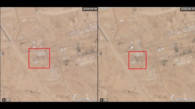 Satellite Imagery of Nevatim Airbase After Iranian Missile Attack– Minimal