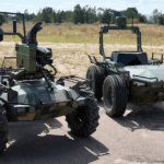 Examples of Ukraine's unmanned ground vehicles.