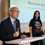 Matsuda Kuninari Japan ambassador Ukraine make Russia pay