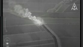 Ukrainian GUR Destroys Russian Fuel Train with HIMARS and Switchblade