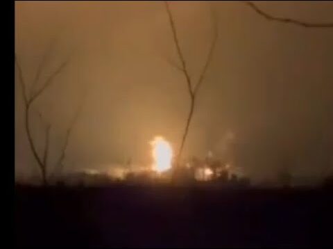 Another Big Drone Strike Hits Russia — Liski Oil Depot
