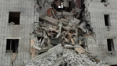 Children among injured as Russia strikes residential building in Sumy