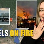 ENGELS ON FIRE: OIL DEPOT HUGE EXPLOSION, COMMAND POST PRECISION STRIKE Vlog 918: War in Ukraine