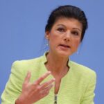 german pro-russian politician Sahra-Wagenknecht