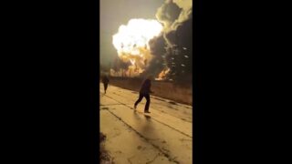 HUGE Blast at Ryazan Oil Depot After Big Drone Strike