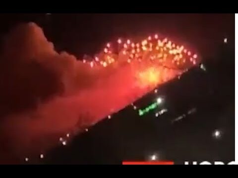 Huge Ammo Cookoff in Volgograd Russia After Likely Drone Strike