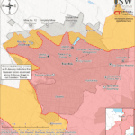 Russian forces advance in Toretsk, Donetsk Oblast.