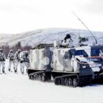 German soldiers take part in the NATO Nordic Response military exercises outside Alta, Norway, Thursday, March 7, 2024.