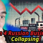 Report: 1 in 4 Russian Businesses COLLAPSING! Putin's War Economy FAILING!