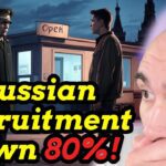 Russian Recruitment PLUMMETS 80%! Russians REFUSE Army!!