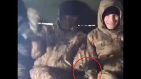 Russians Handcuffed Together On the Way to the Front So