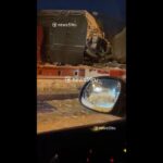 Russia's Newest Artillery System (2S39 Magnolia) Falls Off a Lorry into a Wall