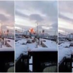 ground explosion during drone attack russia's ust-luga port leningrad oblast 4 2025 ust-luga-explosion ukraine's official explains how attacked yesterday enables military operations asian trade while serving political leverage against