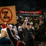 Slovakia protests against Russian influence