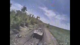 Ukraine Counteroffensive – FPV Drone Hits BMP Near Rivnopil