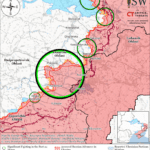 Russo-Ukrainian war frontline, 19 January.