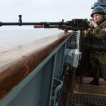 A Russian soldier on a vessel, illustrative image. Photo via Wikimedia.