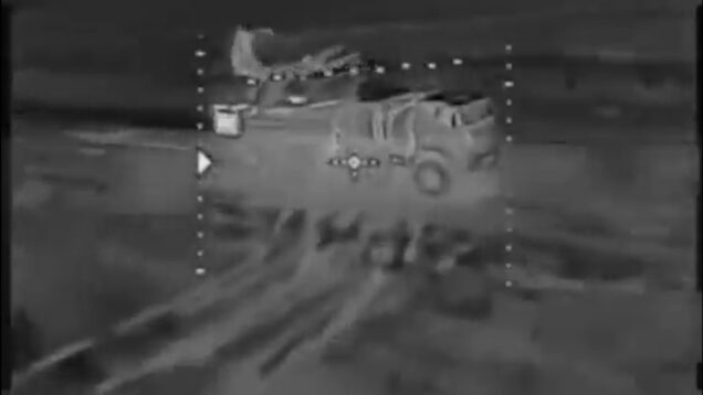 Ukrainian Marine Drone Launches FPV Drones to Destroy Pantsir-S1 SAM