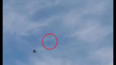 Ukrainian Mig-29 Narrowly Dodges Russian Missile in Sumy! Amazing Footage