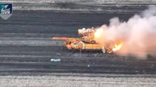 Ukrainian marines destroy seven Russian vehicles with Javelins in Kursk