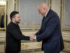 Zelensky, Italian Defense Minister discuss security guarantees at meeting in