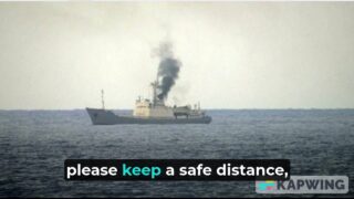 Russian Intelligence Ship Kildin Catches Fire Near Syria: Lifeboats Prepared