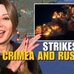 STRIKES IN CRIMEA AND RUSSIA: MILITARY AIRFIELDS, REFINERY ATTACKED Vlog 966: War in Ukraine