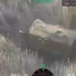 Turtle Tank Crashes into a Pond and Ten Vehicles Destroyed in Failed Russian Attack