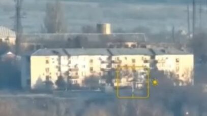 AT-4 Spigot ATGM Launched at High-Rise Building Near Nova Kakhovka