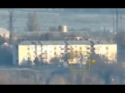 AT-4 Spigot ATGM Launched at High-Rise Building Near Nova Kakhovka