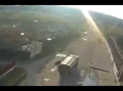 Accurate FPV Drone Strike on KamAZ-5350 Near Nova Kakhovka