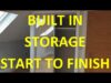 Built in Storage – START TO FINISH – full construction