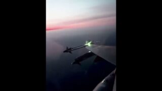 First Cockpit Footage of F-16 On Combat Air Patrol in