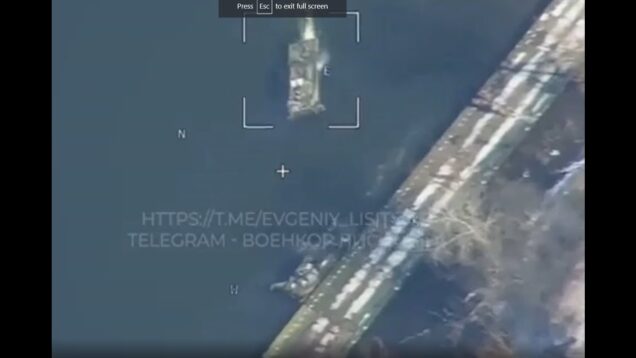 Lancet Strike On BMK-460 tugboat (Slightly Damaged)