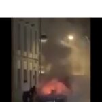 One of Vladimir Putin's Limousine Pool Catches Fire in Moscow