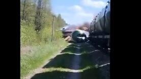 Partisans Derail Oil Train in Bryansk, Russia After Tracks Detonated
