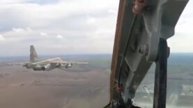 Su-25 Rocket Launch Over Kharkiv — Flight Tracked From Kursk