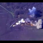 Buk SAM Launcher Destroyed By HIMARS (Great Detonation!)