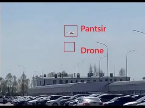 Pantsir Fails At Its Job in Yelabuga, Tatarstan (Drones Hit