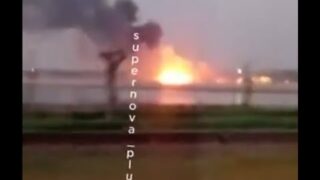 Possible BIG Drone/Missile Strike on Volgograd Hydroelectric Powerstation (Multiple Fires)